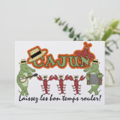 Laat de Goede Tijden rollen! Cajun stijl! SRF Kaart (Staand voorkant)