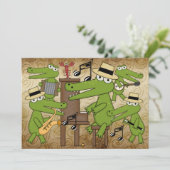 Laat de goede tijden rollen! Cajun Style! Kaart (Staand voorkant)