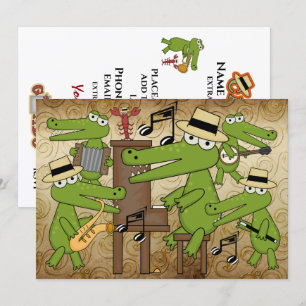 Laat de goede tijden rollen! Cajun Style! Kaart