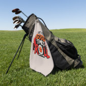 Laat de goede tijden rollen  golfhanddoek (Groen)
