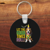 Laat de goede tijden rollen - Grappige Mardi Gras  Sleutelhanger (Voorkant)