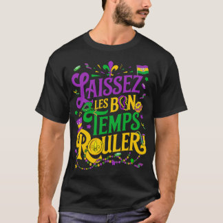 Laat de goede tijden rollen Mardi Gras T-shirt