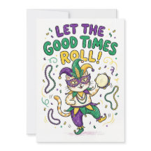 Laat de goede tijden rollen Mardi Gras-viering