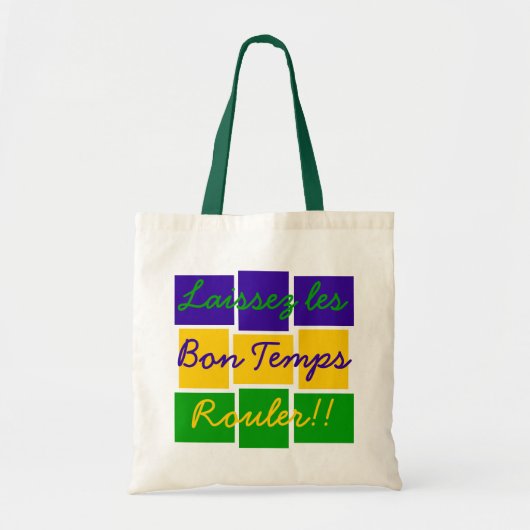 Laat de goede tijden rollen!! tote bag (Voorkant)