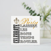 Laat de Good Times Roll Party maar komen Kaart (Staand voorkant)