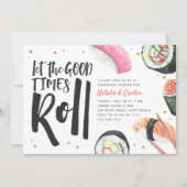 Laat de Good Times Roll Sushi-repetitie eten Kaart (Voorkant)