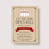 Laat de Good Times rollen | Bowling Birthday Kaart