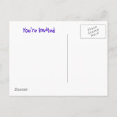 Laat de Good Times rollen Uitnodiging Briefkaart (Achterkant)