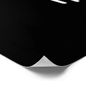 Laat de Gouda Times Roll Funny Cheese Pun Dark BG Poster (Hoek)