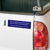 Laat de Grondwet uw gids zijn Bumpersticker (Op Truck)