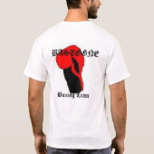 Laat de handen weggooien t-shirt (Achterkant)