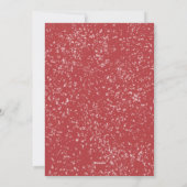 Laat de Hemel & de Natuur Klinken Plat Kerstkaart (Achterkant)