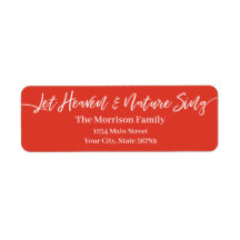 Laat de Hemel & de Natuur Rood van het Sing witte