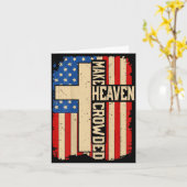 Laat de hemel druk zijn Op de rug Patriottische ch Kaart (Gele Bloem)