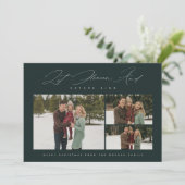 Laat de hemel en de Natuur zingen Feestdagenkaart (Staand voorkant)