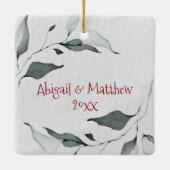 Laat de hemel en de Natuur zingen, kerstkarol Keramisch Ornament (Achterkant)