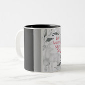 Laat de hemel en de Natuur zingen, kerstkarol Tweekleurige Koffiemok (Voorkant links)