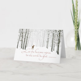 Laat de Hemel verheugen me Feestdagen Kaart