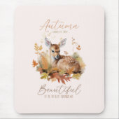 Laat de herfst gaan muismat (Voorkant)