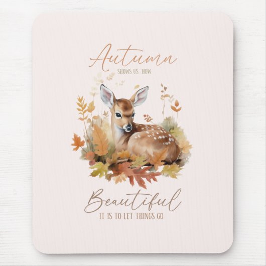 Laat de herfst gaan muismat (Voorkant)