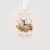 Laat de herfst gaan ornament (voorkant)