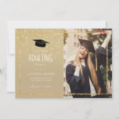 Laat de het Volgen Aankondiging van het Afstuderen (Voorkant)