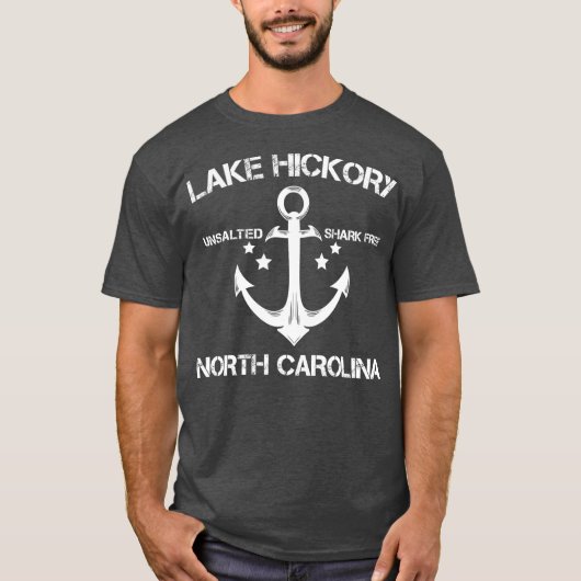 LAAT DE HICKORY NORTH CAROLINA Funny Vist Gift T-shirt (Voorkant)