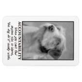 Laat de hond de schuld nemen van je farce magneet (Horizontaal)