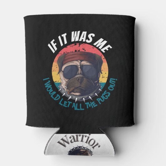 LAAT DE Honden ERUIT Blikjeskoeler (Achterkant)