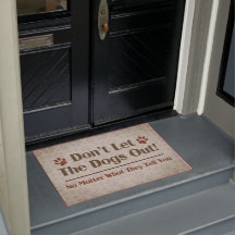 Laat de honden niet grappig uit