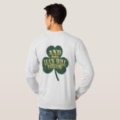 Laat de Hoppiness Begin Funny St. Patrick's Day T-shirt (Achterkant volledig)