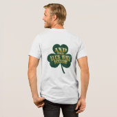 Laat de Hoppiness Begin Funny St. Patrick's Day Tri-Blend Shirt (Voorkant)