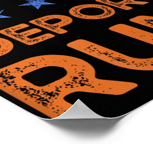 Laat de immigranten Trump Anti Racism Pro I uitzet Poster (Hoek)