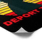 Laat de immigranten Trump Retro Anti-Trump deporte Poster (Hoek)
