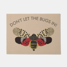 Laat de insecten niet in gevlekte lantaarnvlieg