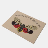 Laat de insecten niet in gevlekte lantaarnvlieg deurmat (Schuin)