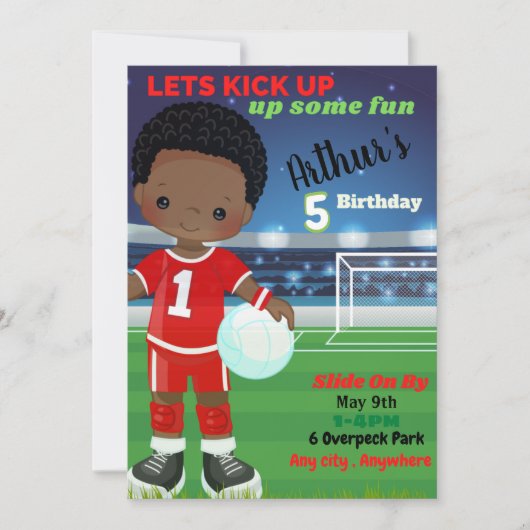 Laat de Kaart van de Uitnodiging van de Dagen van (Voorkant)