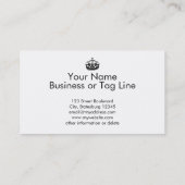 Laat de Kalm Visitekaartjes houden Jouw tekst toev (Achterkant)