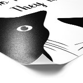 Laat de katten alsjeblieft niet buiten de grappige foto afdruk (Hoek)