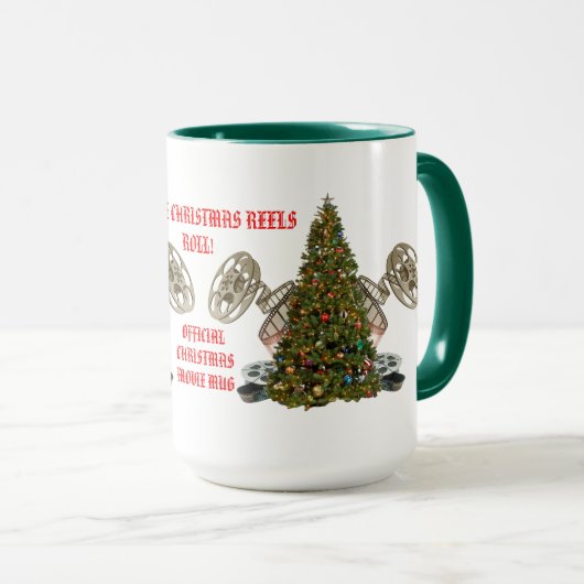 Laat de kerstreels rollen mok (Voorkant rechts)