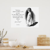 LAAT DE KINDEREN KOMEN: JESUS: PENCIL POSTER (Keuken)