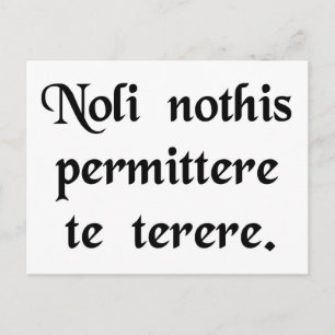 Laat de klootzakken je niet neerhalen. briefkaart