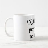 Laat de klootzakken je niet neerhalen. koffiemok (Links)