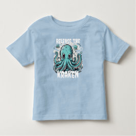 Laat de kraken los! Schattigee octopus Kinder Shirts