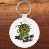 laat de kraken los sleutelhanger (Voorkant)