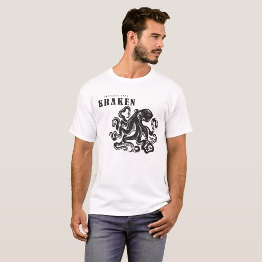 Laat de Kraken los T-shirt (Voorkant volledig)
