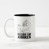 Laat de Kraken los Tweekleurige Koffiemok (Links)