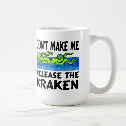 Laat de Kraken-Mok vrij Koffiemok (Rechts)