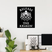 Laat de Kraken vrij Poster (Thuiskantoor)