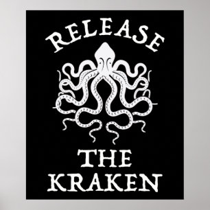 Laat de Kraken vrij Poster